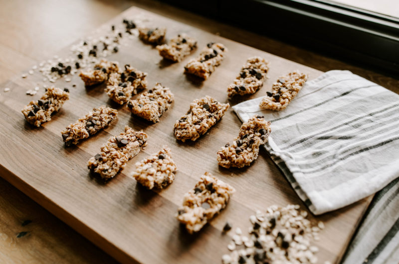 Perfectly Unperfect Homemade Chocolate Chip Granola Bars